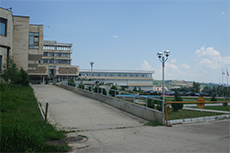 Stara Zagoraの小高い丘の上に建つTrakia University